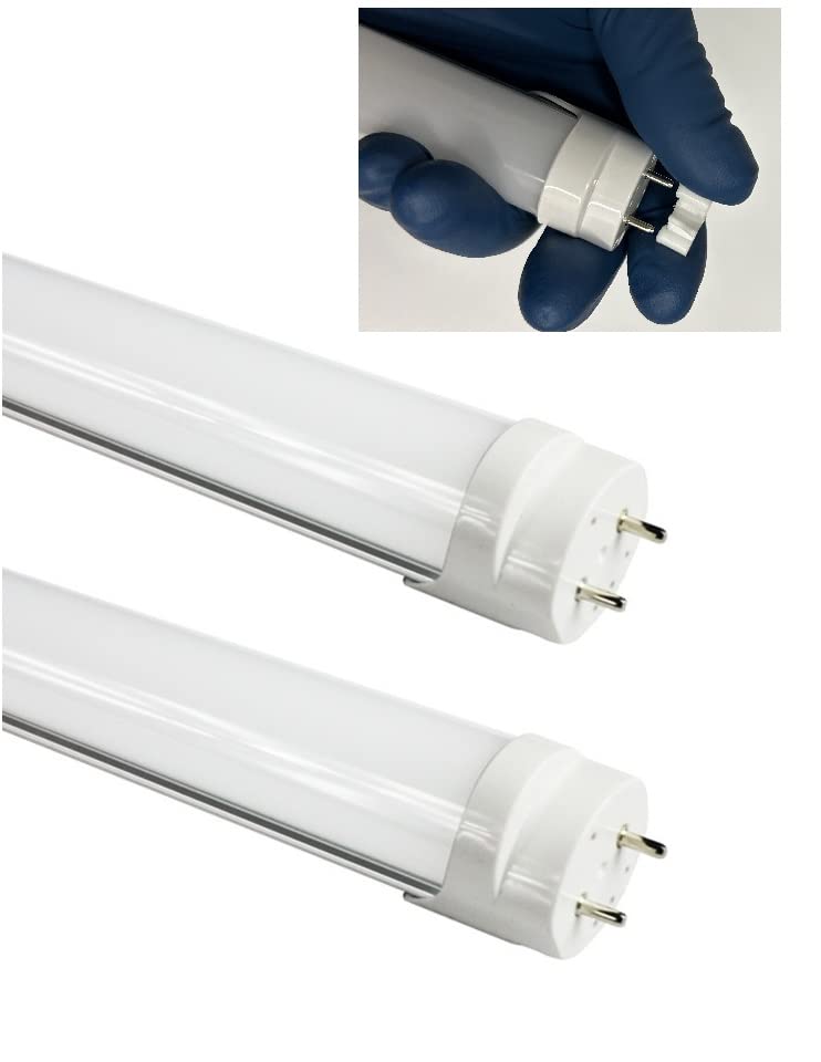 Fulight 2-Pack Type B F25T8 LED Tube Light, 3FT, Warm 3000K, 85-265V
