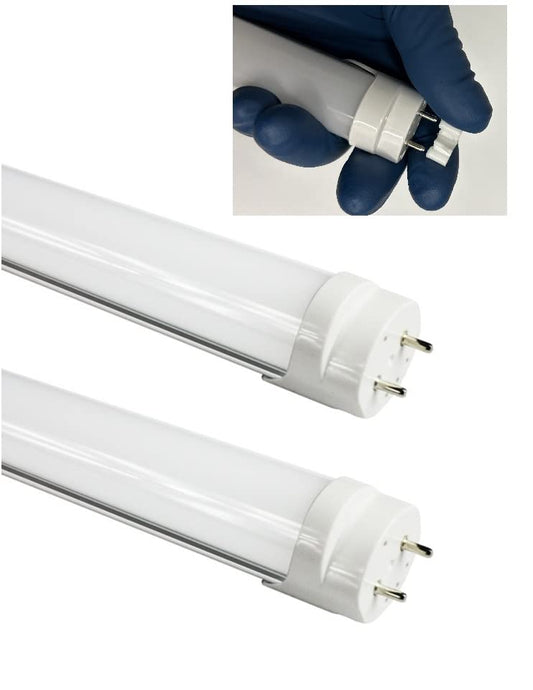Fulight 2-Pack Type B F25T8 LED Tube Light, 3FT, Warm 3000K, 85-265V