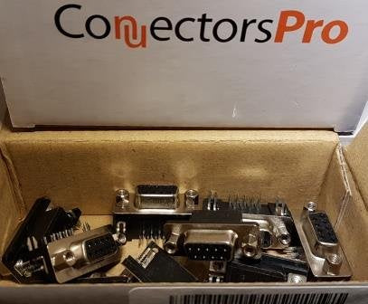 PC Accessories - Connectors Pro DB9 Female Right Angle PCB Mount Connector, 90 Degree D-Sub, 10-Pack