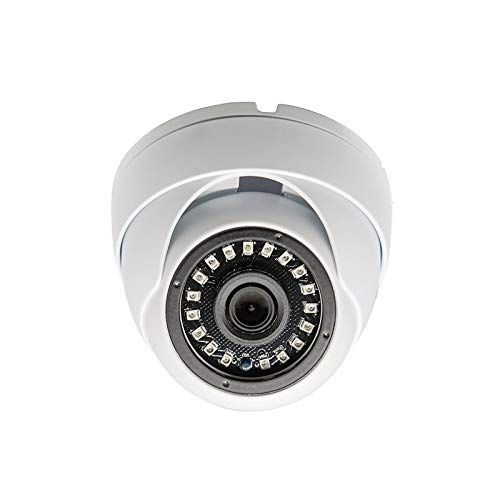 Evertech 1080P Full HD Indoor Outdoor Dome CCTV Security Camera with Night Vision 4in1-AHD, TVI, CVI, Analog Compatible