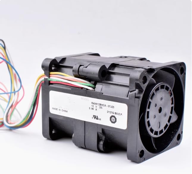 R40W12BHCA-07J23 DC 12V 0.95A 40x40x56mm 4cm Server Cooling Fan