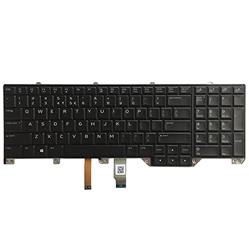 New Laptop US Keyboard for DELL Alienware M17 17 R4 R5 with Backlight 0ND5TJ PK1326T1B01