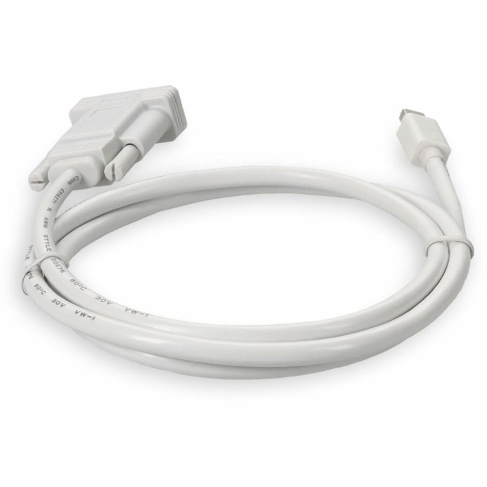 AddOn 3ft Mini-DisplayPort 1.1 Male to VGA Male White Cable For Resolution Up to 1920x1200 (WUXGA)