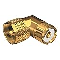 Shakespeare Right Angle Connector - PL-259 to SO-239 Adapter