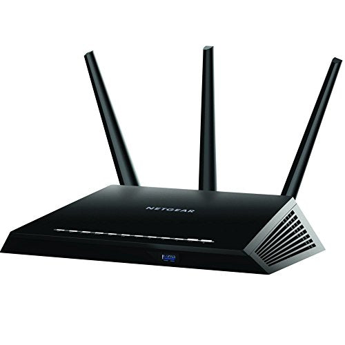NETGEAR Nighthawk Smart Wi-Fi Router (R7000-100NAS) - AC1900 Wireless Speed (Up to 1900 Mbps) | Up to 1800 Sq Ft Coverage & 30 Devices | 4 x 1G