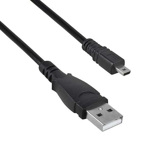 PwrON USB PC Data SYNC Cable Cord Lead for Panasonic Camera Lumix DMC-GH3 DMC-FZ1000 s