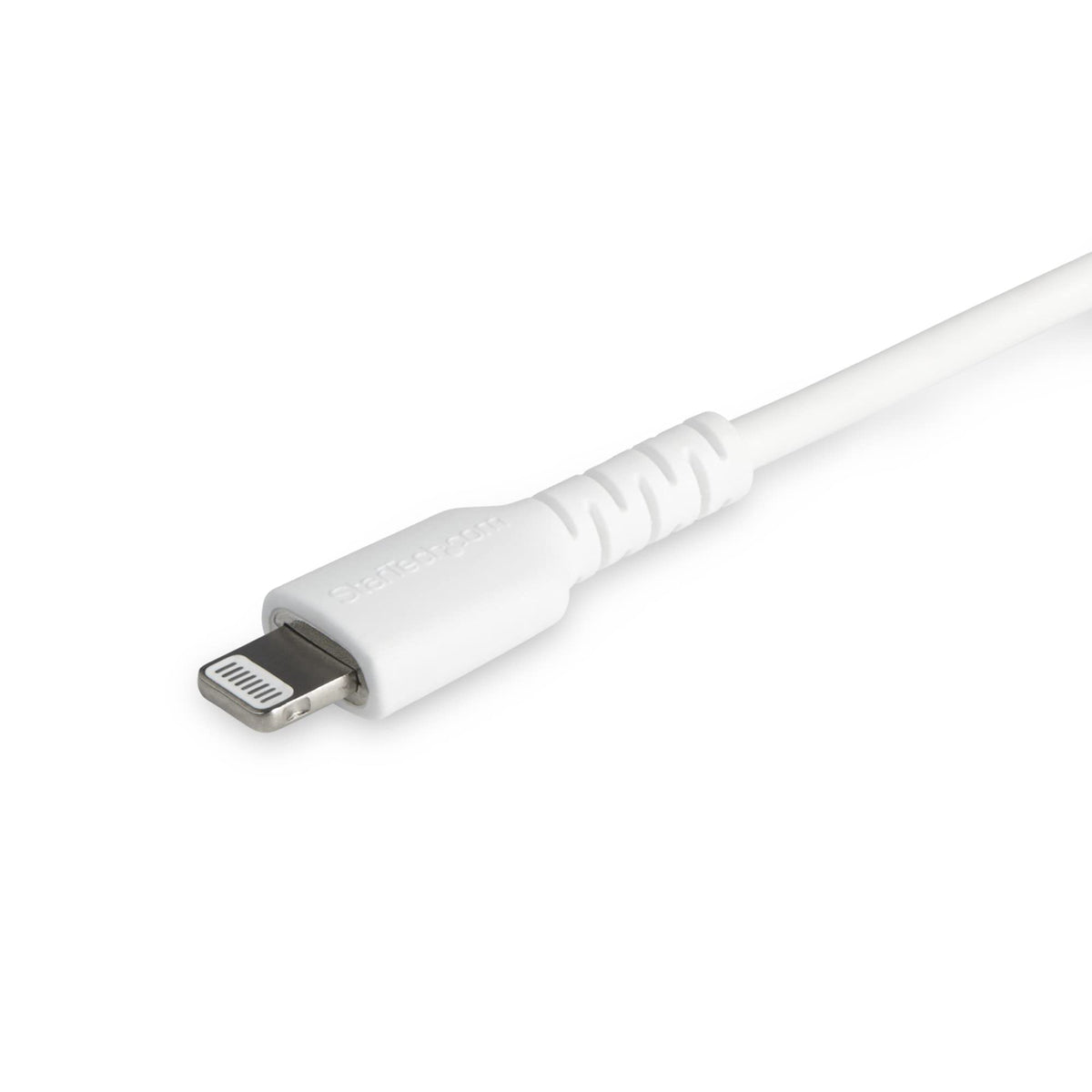 StarTech 3ft/1m USB-C to Lightning Cable White Rugged MFi (RUSBCLTMM1MW)