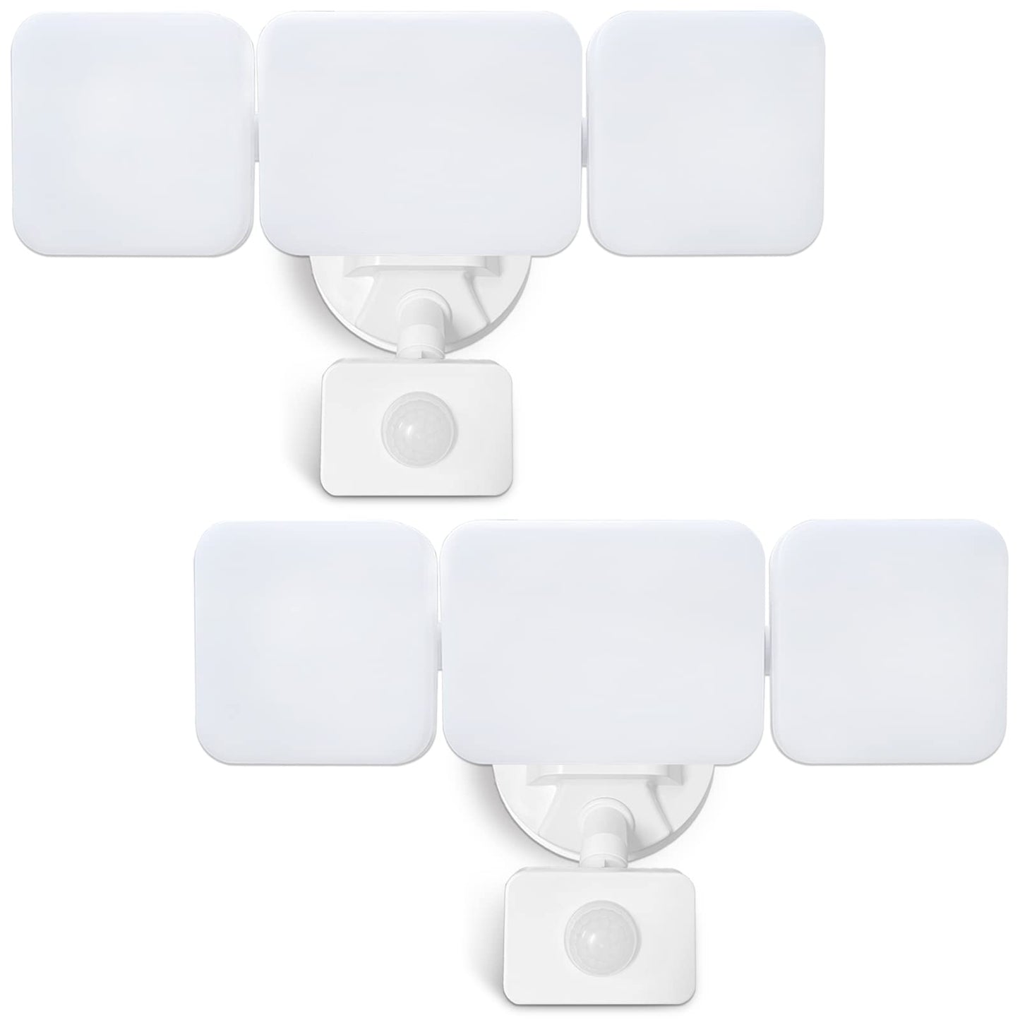 EMANER Outdoor Floodlights for House, Motion Activated AUTO On, No Movement AUTO Off, 280W Equiv. 5000K, Dusk to Dawn Motion Sensor Security Light