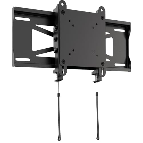 VIVO Low Profile Ultrawide Monitor Wall Mount for up to 49 inch Screens and up to 32” TVs, Holds 44 lbs, Tilt and Sliding Adjustment, Max VESA