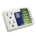 Electronic Voltage & Surge Protector for Smart TV, Game Consoles and Entertainment Center, Protects Against High and Low Voltage, Brownout, Spikes