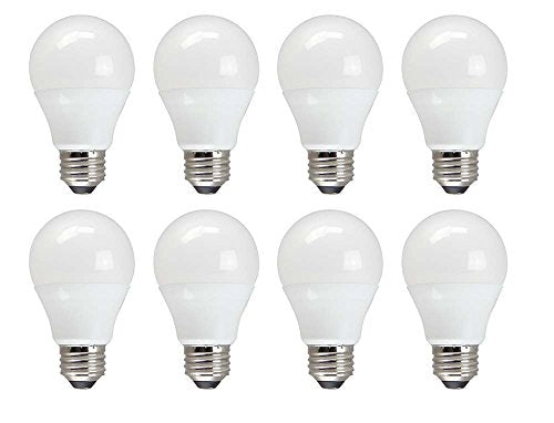 TCP 60 W Equivalent, Value LED A19 Light Bulbs, Non-Dimmable, Soft White (8 Pack)