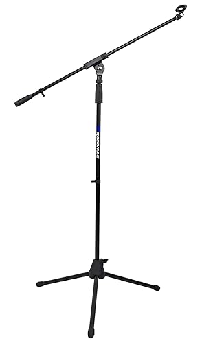Rockville RVMIC1 Microphone Mic Stand With Boom & Tripod Base (Amazing Quality!)