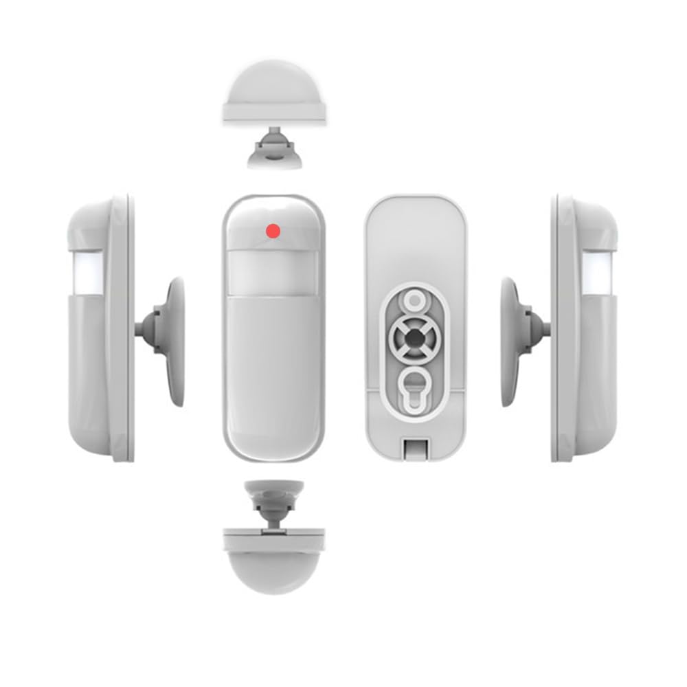 WEALLIN 4G+WiFi Tuya APP Wireless Home Security Burglar Alarm System, Compatible with Alexa and Google, Auto Dialer, Touch Keypad Control (Wireless