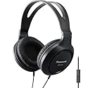 Panasonic Lightweight Over The Ear Wired Headphones with Microphone, Sound and XBS for Extra Bass, Long Cord, 3.5mm Jack for Phones and Laptops…