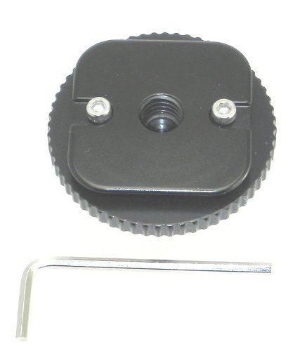 Tripod Reducer Adapter Mount 3/8" to 1/4" 50mm Diameter 2-Way Arca Compatible