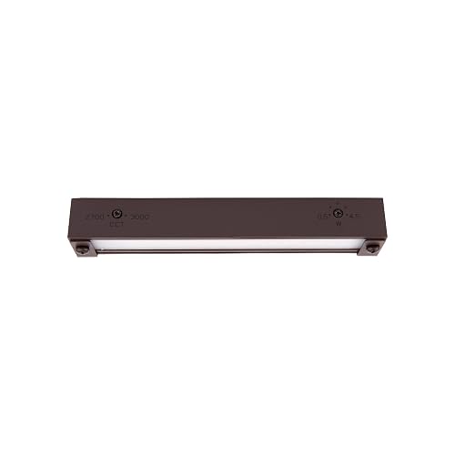 WAC Landscape Lighting, Hardscape 6in LED 12V Strip Light with Quick Release and 2-CCT 2700K-3000K in Bronze