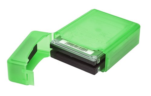 IO Crest SY-ACC25011 2.5" IDE SATA HDD Storage Protection Box, Green