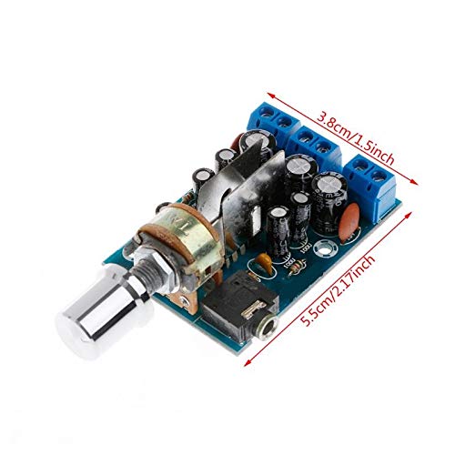 Taidacent 10 Pc TEA2025B IC Amplifier Circuit 2.0 Computer Stereo Speaker Power Amplifier Board Circuit HiFi Mini Amplifier