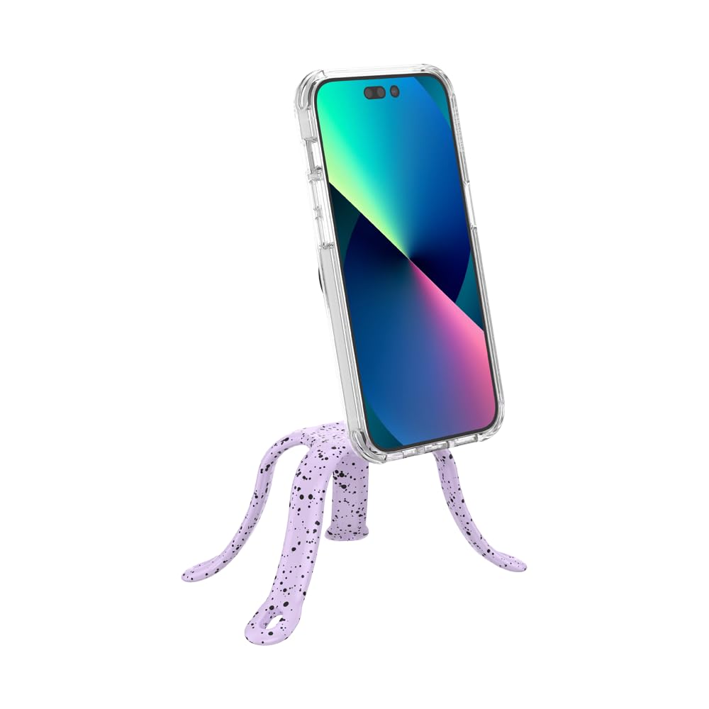 PopSockets Flexible Phone Mount & Stand, Purple - Sugar Plum Speckle