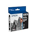 EPSON 232 Claria Ink High Capacity Black Cartridge (T232XL120-S) Works with WorkForce WF-2930 ,2950 and Expression XP-4200, 4205