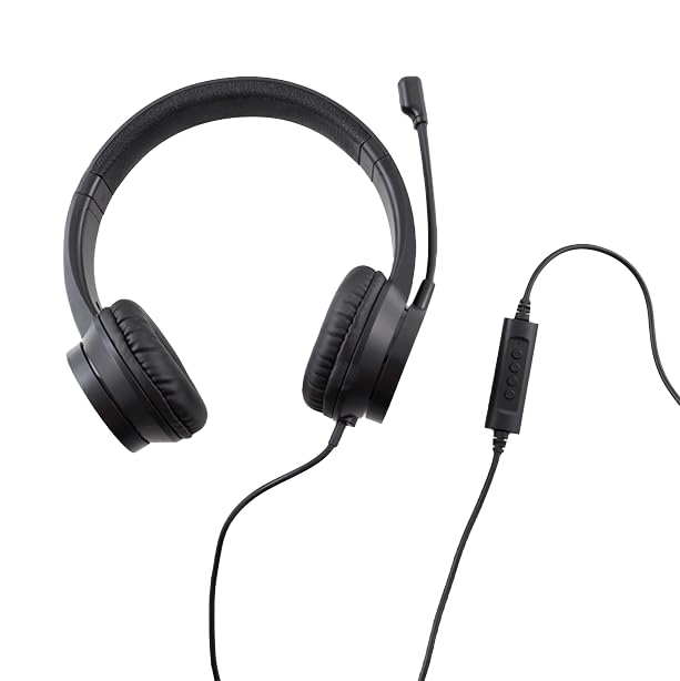 CODi Noise-Cancelling USB-A Headset w/Boom Microphone