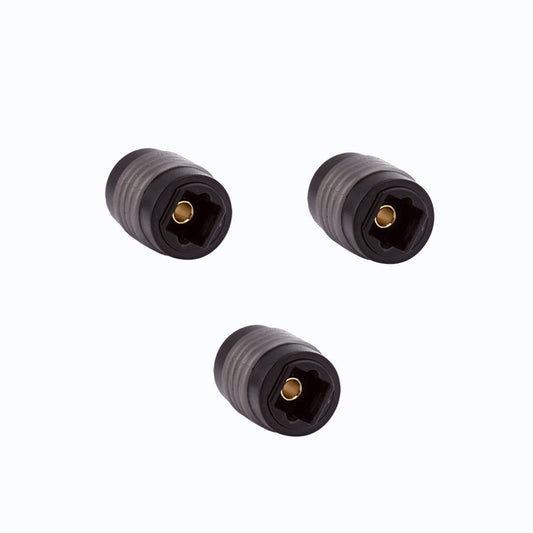rgzhihuifz Fiber Optic Cable Extender Female to Female Optical Toslink Digital Audio Extension Adapter