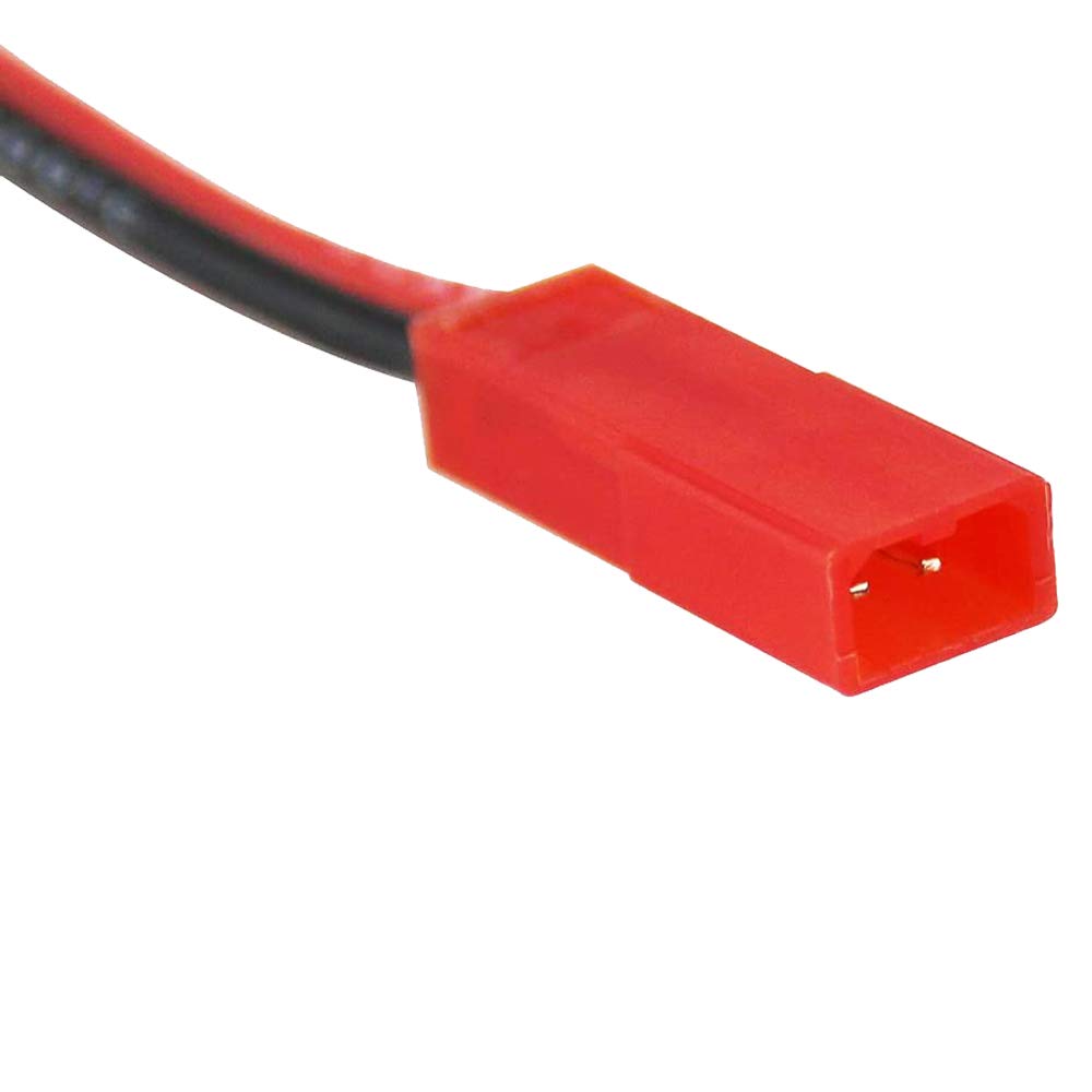 Yiqigou 3pcs Deans T Male Female Plug Connector to JST Male Female Plug Connector Adapter Cable Wire Lead with 10cm 20AWG Wire (Deans Female to jst