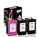 Inktopia Remanufactured Ink Cartridge Replacement for HP 63 XL 63XL for HP OfficeJet 5255 5258 3830 Envy 4520 4512 4513 DeskJet 1112 3630 3634 2130