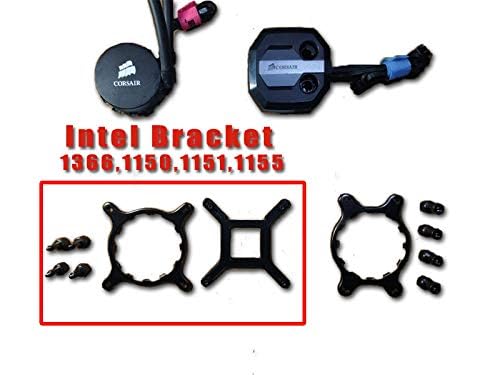 for Corsair Hydro Water Series for H80I VW,H100I V2,H115I for NZXT Kraken X53 240mm for Intel 1366 1150 1151 1155 Socket Compatible INTELB_X