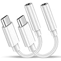 USB C to 3.5mm Headphone Jack Adapter Compatible with Pixel 6 5 4 3 2 XL, iPhone 15 Plus Pro Max, iPad Pro 2018-2022, Sony HTC Moto Samsung Galaxy S21