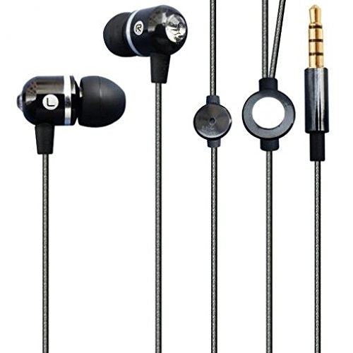 Wired Earphones Hi-Fi Sound Headphones for REVVL 5G, 4, Plus - Handsfree Mic Headset Metal Earbuds in-Ear Earpieces Microphone Compatible…