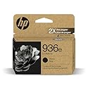 HP 936e Black EvoMore Ink Cartridge | Works with OfficeJet 9120, Pro 9100, Pro Wide Format 9700 | Carbon Neutral | 4S6V6LN