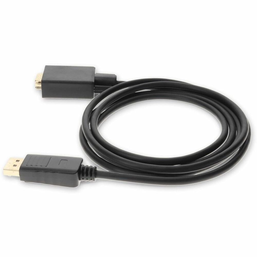 AddOn 1.82M (6.00Ft) Displayport Male to Vga Male Black Adapter Cable