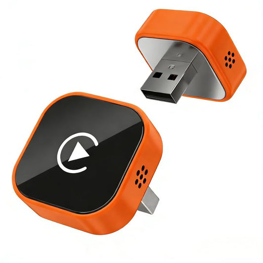 2026 Wireless Car Adapter - Universal Smart Screen Converter, USB-C/Type-C, Plug & Play, Zero Delay Needs Built-in Vehicle System?Orange Color?