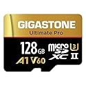 ?5-Yrs Free Data Recovery? GIGASTONE 128GB Micro SD Card, Ultimate Pro, MicroSDXC Memory Card for Camera, R/W up to 280/100 MB/s, UHS-II U3 A1 V60