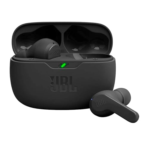 JBL Vibe Beam - True Wireless JBL Deep Bass Sound Earbuds, Bluetooth 5.2, Water & Dust Resistant, Hands-Free Call with VoiceAware, Up to 32 Hours