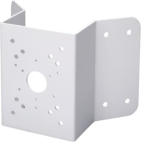 PFA151 Universal Corner Mounting Bracket Security Camera Accessory Mount for IP Dome Bullet and PTZ Network Surveillance Camera, White