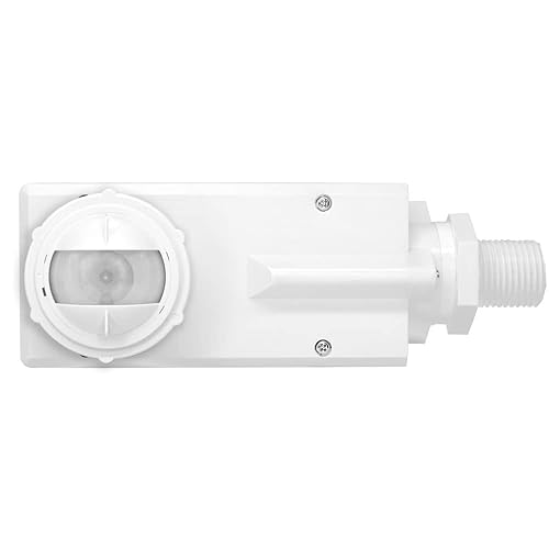Leviton External Sensor for Use with Switching or 0-10V Dimming Loads in High Bay Fixtures (8'-40' Mounting Heights), 1-Pole or 2-Pole, Mount, White