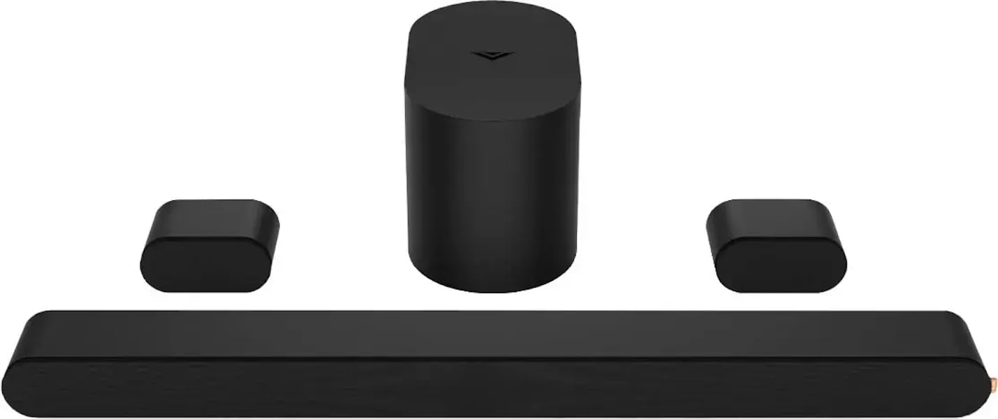 Vizio SV510M-0806B-RB 33" Dolby Atmos 5.1 Ch Soundbar System with Dolby Atmos and DTS:X, Black - Certified Refurbished