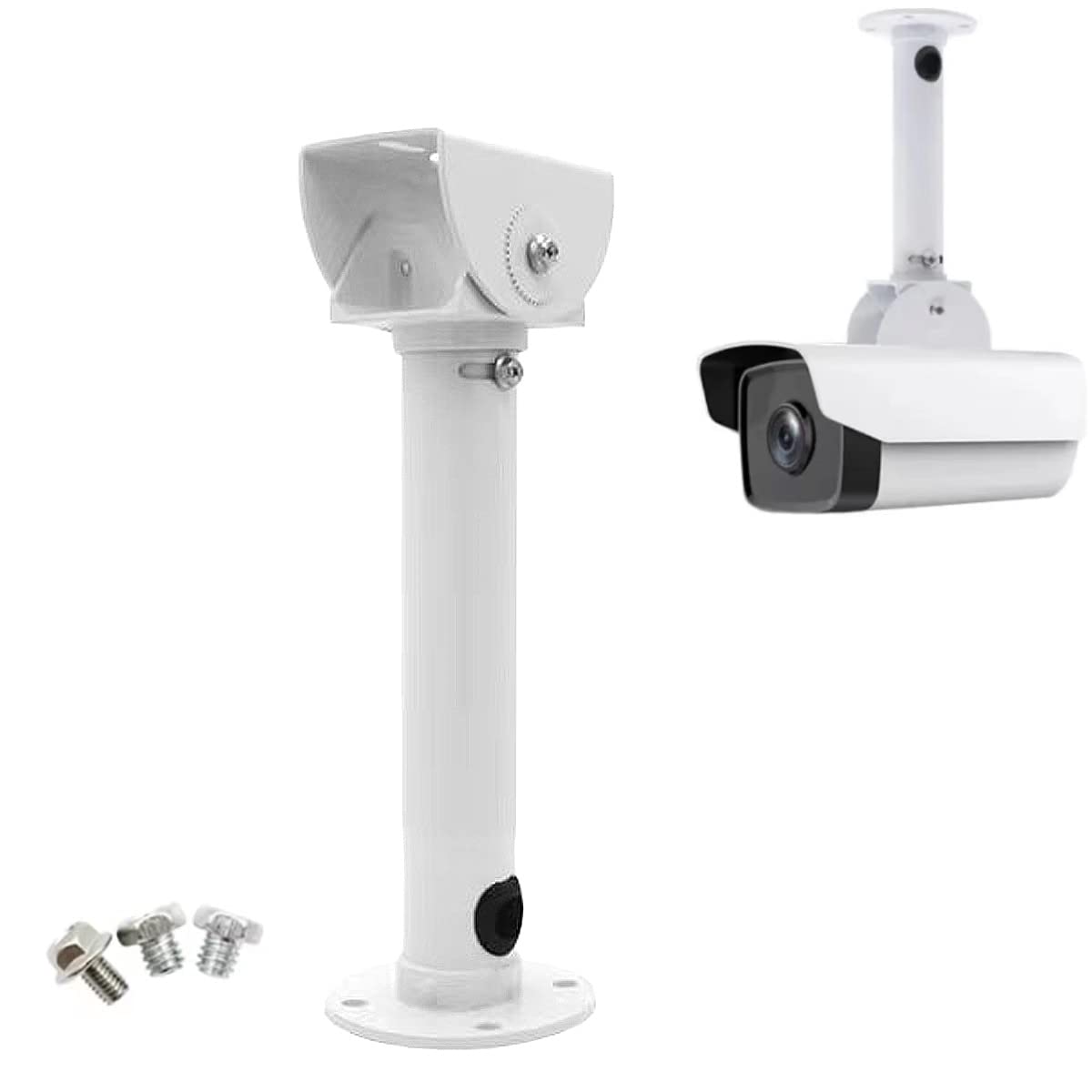 PUYREEINN Surveillance Security Camera Mount Bracket, Adjustable Universal Camera Wall Mounting Bracket for CCTV Security Cameras/IP Cameras/Dome