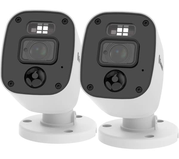 Swann SwannForce 1080p Full HD DVR Audio/Video Add-On Security Camera - PRO-1080MQB 2 Pack with Mic