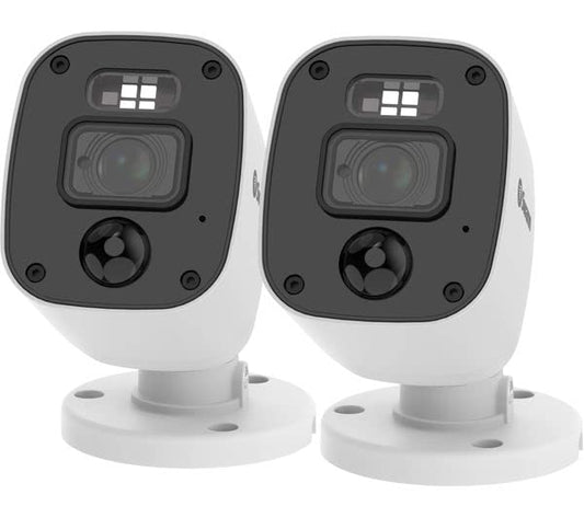 Swann SwannForce 1080p Full HD DVR Audio/Video Add-On Security Camera - PRO-1080MQB 2 Pack with Mic