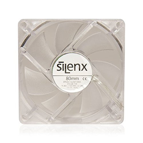 SilenX EFX-08-15B Effizio 80mm 15dBA 32CFM Blue LED PC Case Fan