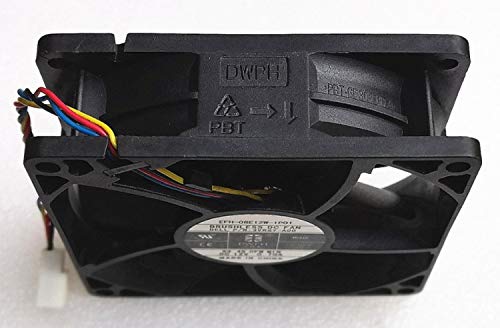 Zyvpee® 80x80x25mm EFH-08E12W-IP01 8cm 12V 0.7A 3VRGY 53.45CFM 4Wire Case Fan