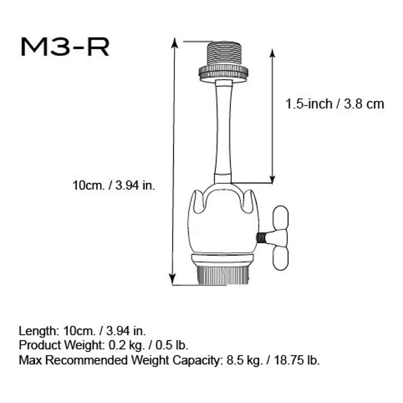 Triad-Orbit Micro 3-R Retrofittable Long-stem Adapter