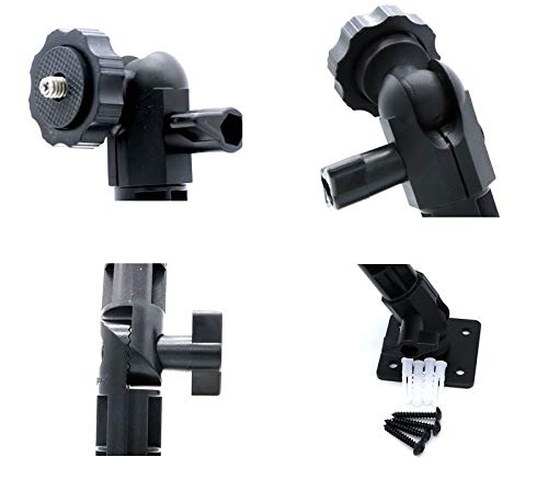 9 Inch Articulating Magic Arm Wall Mount Holder Stand for Camera LED Light, Video Lamp