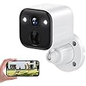 SUJTKZL Security Cameras Wireless Outdoor, Battery Powered WiFi Camera for Home Security, 2K Color Night Vision, AI Motion Detection, IP65 Waterproof