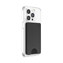 PopSockets Adhesive Phone Wallet, Phone Card Holder without Grip - Black