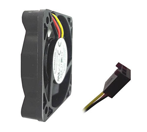 Everflow 12V DC 3 Pin Fans (50x10mm, High Speed)