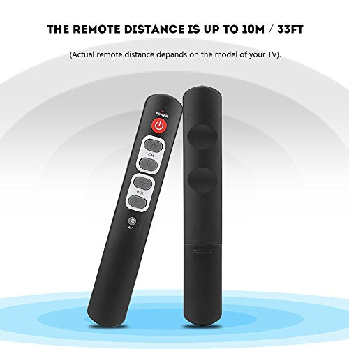 Sonew Bamfive Universal Learning Remote Control with 6 Big Buttons Smart Controller for TV STB DVD HiFi VCR Perfect Choice(Gray)